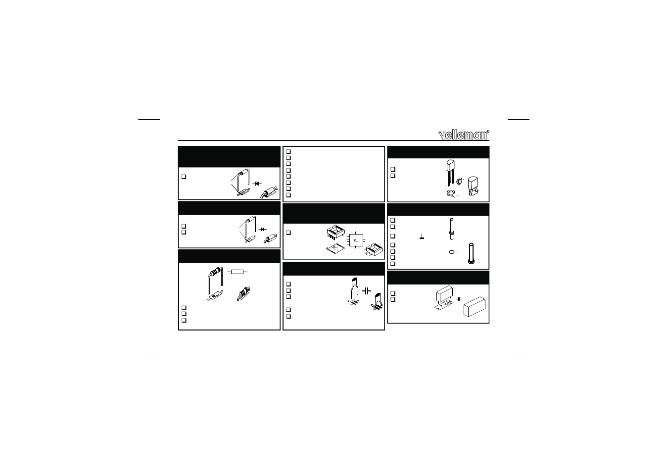 Velleman projects K7000 Assembly instructions User Manual | Page 6 / 12