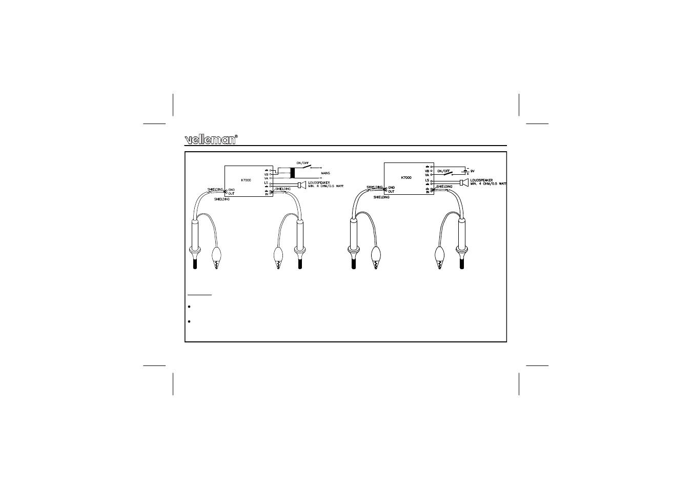 Velleman projects K7000 Assembly instructions User Manual | Page 9 / 12