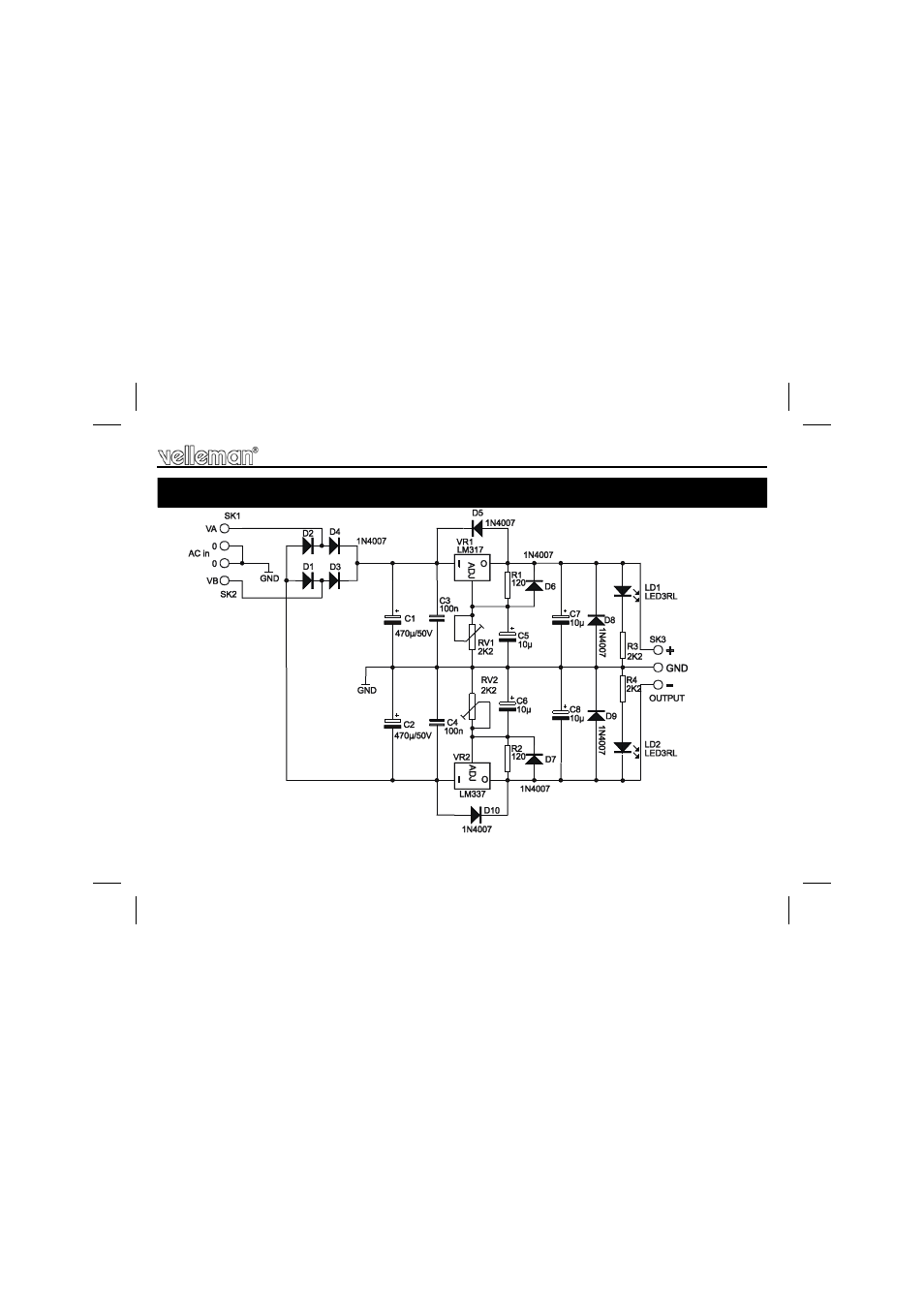 Velleman projects K8042 Assembly instructions User Manual | Page 11 / 12