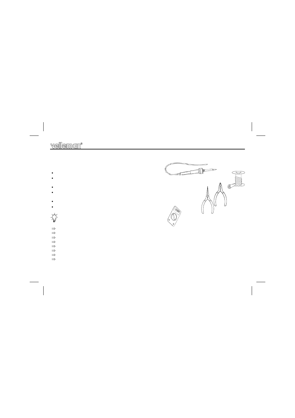 Velleman projects K8042 Assembly instructions User Manual | Page 3 / 12