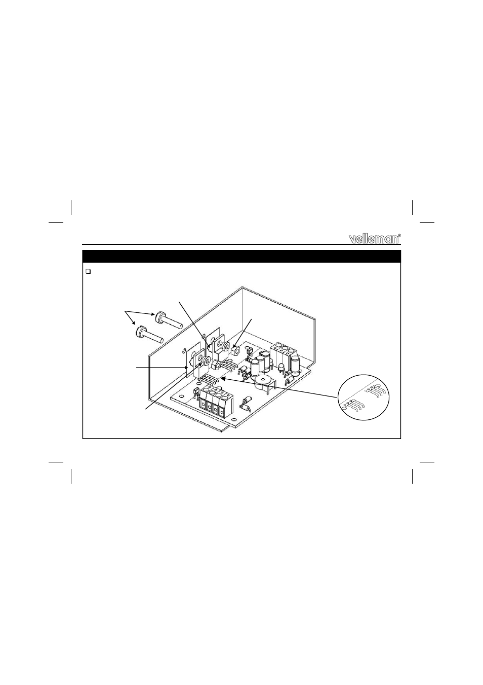 Using a metal enclosure as a heatsink | Velleman projects K8042 Assembly instructions User Manual | Page 8 / 12