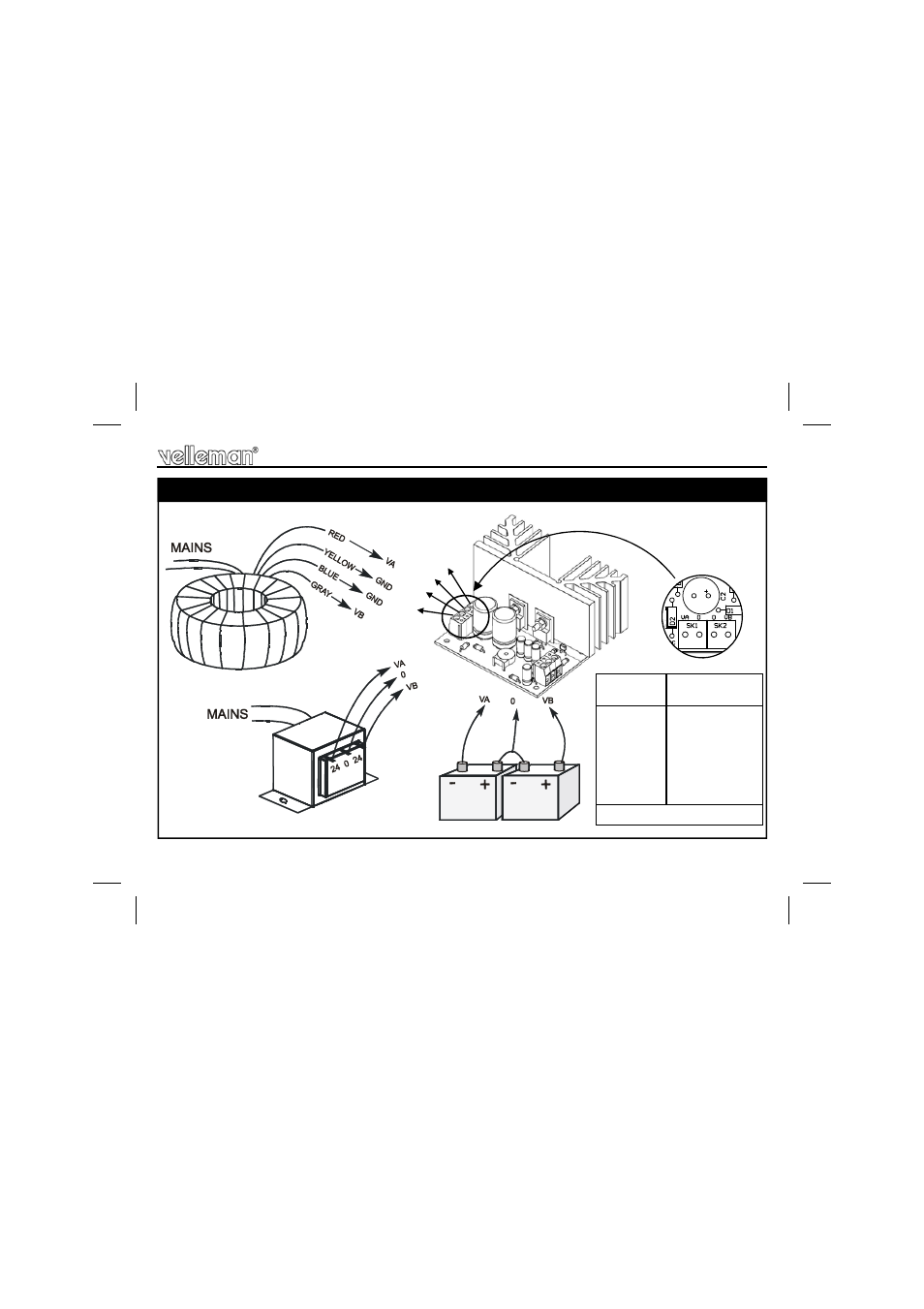 Connection | Velleman projects K8042 Assembly instructions User Manual | Page 9 / 12