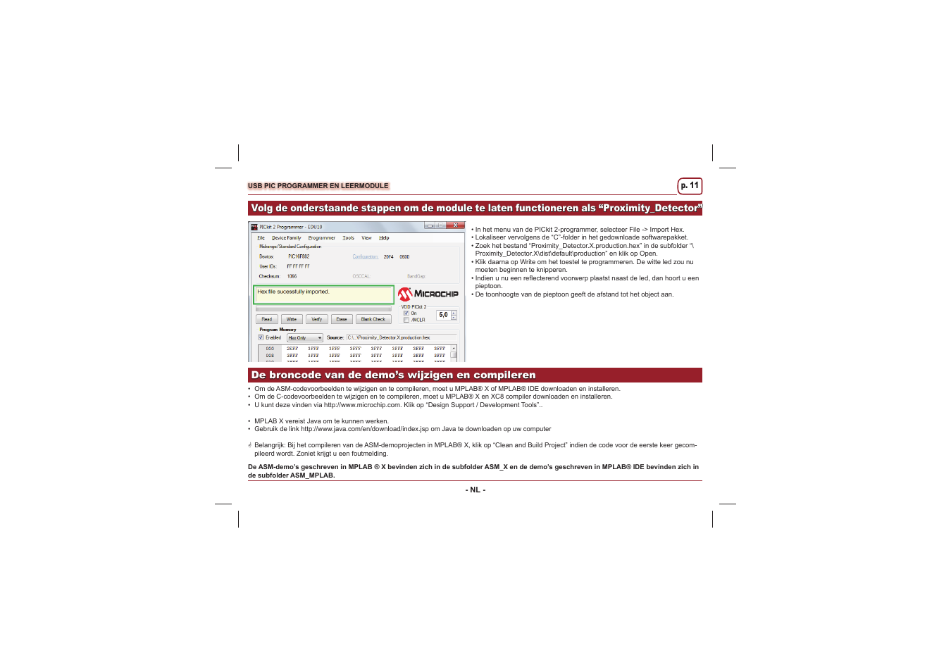 Velleman projects EDU10 Assembly instructions User Manual | Page 11 / 24