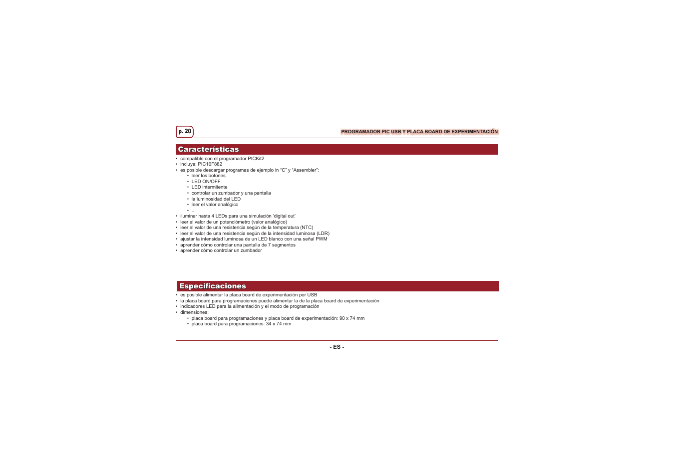 Velleman projects EDU10 Assembly instructions User Manual | Page 20 / 24