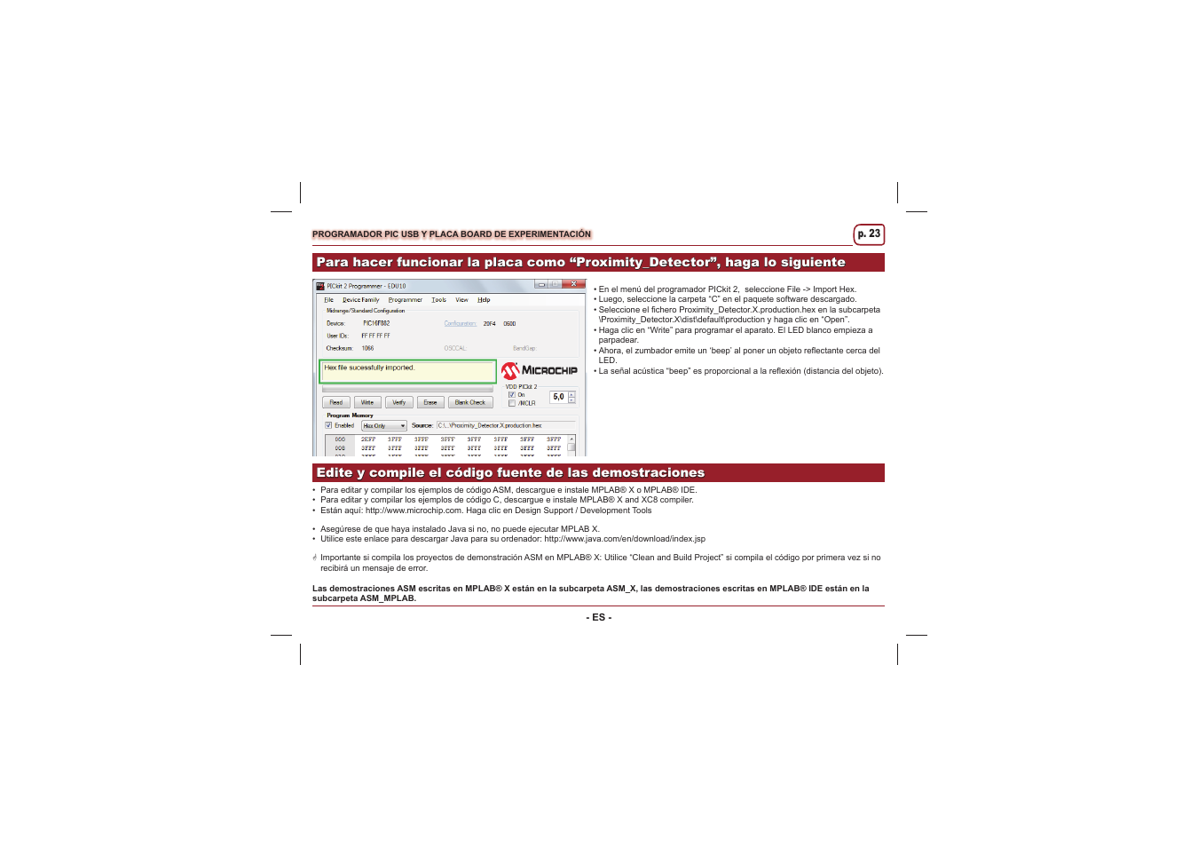 Velleman projects EDU10 Assembly instructions User Manual | Page 23 / 24