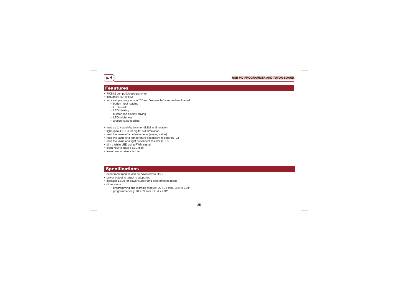 Velleman projects EDU10 Assembly instructions User Manual | Page 4 / 24