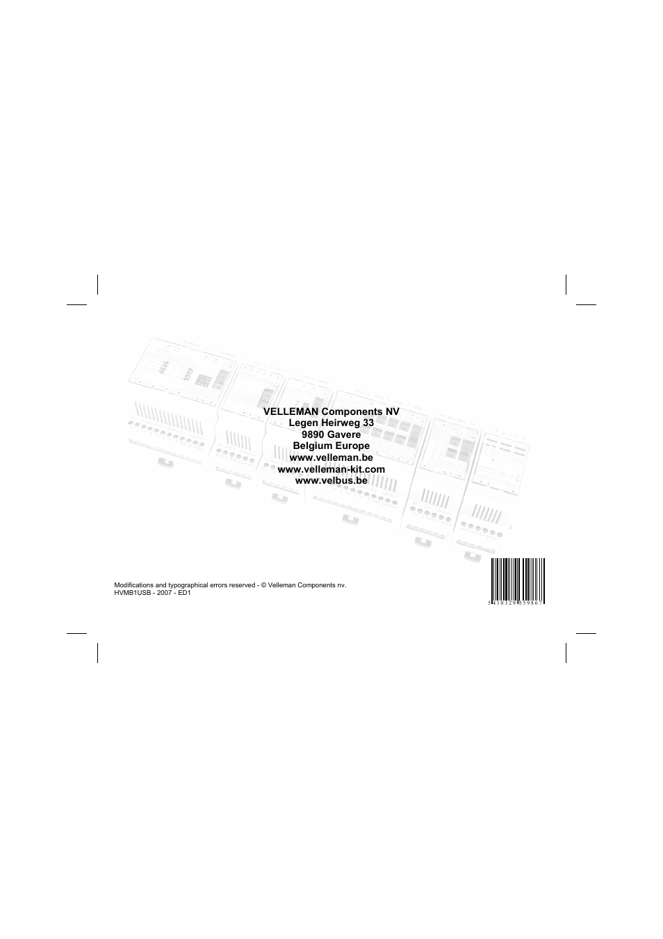 Velleman projects VMB1USB Short user manual User Manual | Page 16 / 16
