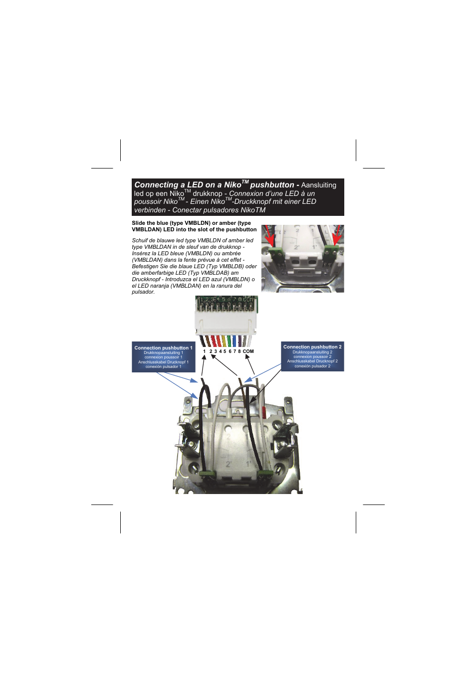 Velleman VMBLDAN User Manual | 2 pages