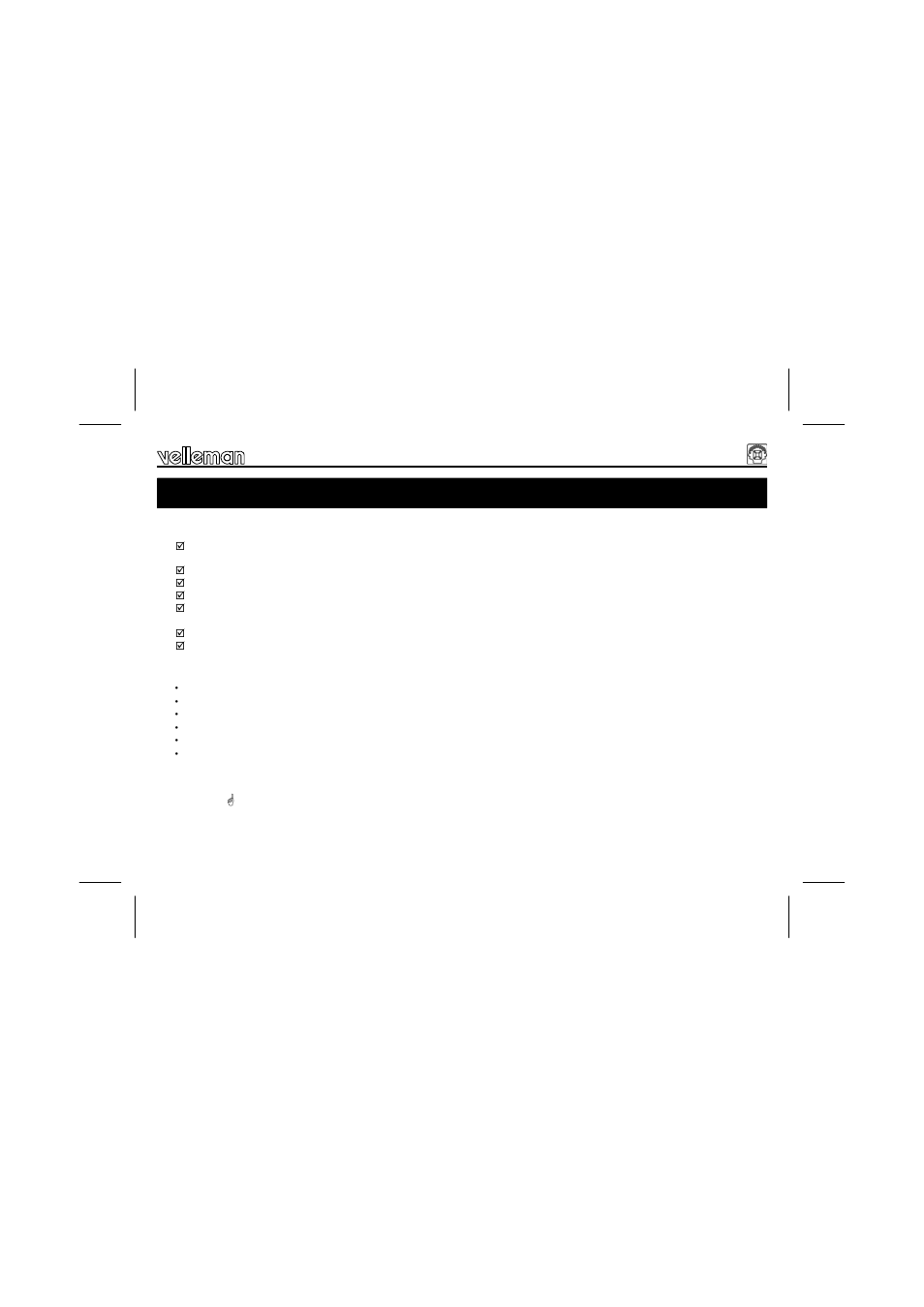 Hoogvermogen dimmer (1kw @ 230v) | Velleman К8038 User Manual | Page 3 / 28