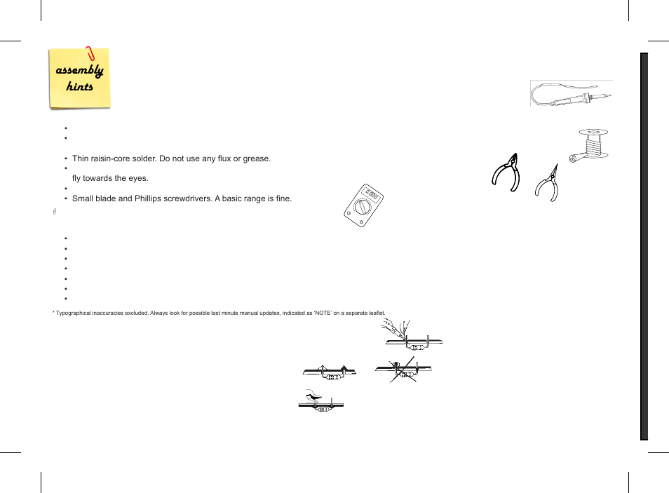 Assembly hints | Velleman projects K8018B Assembly instructions User Manual | Page 5 / 16