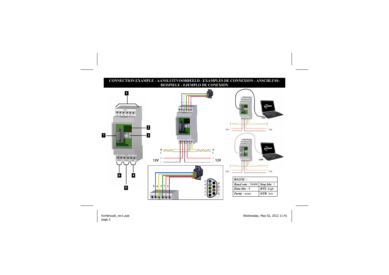 Velleman projects VMBRSUSB Short user manual User Manual | Page 2 / 12