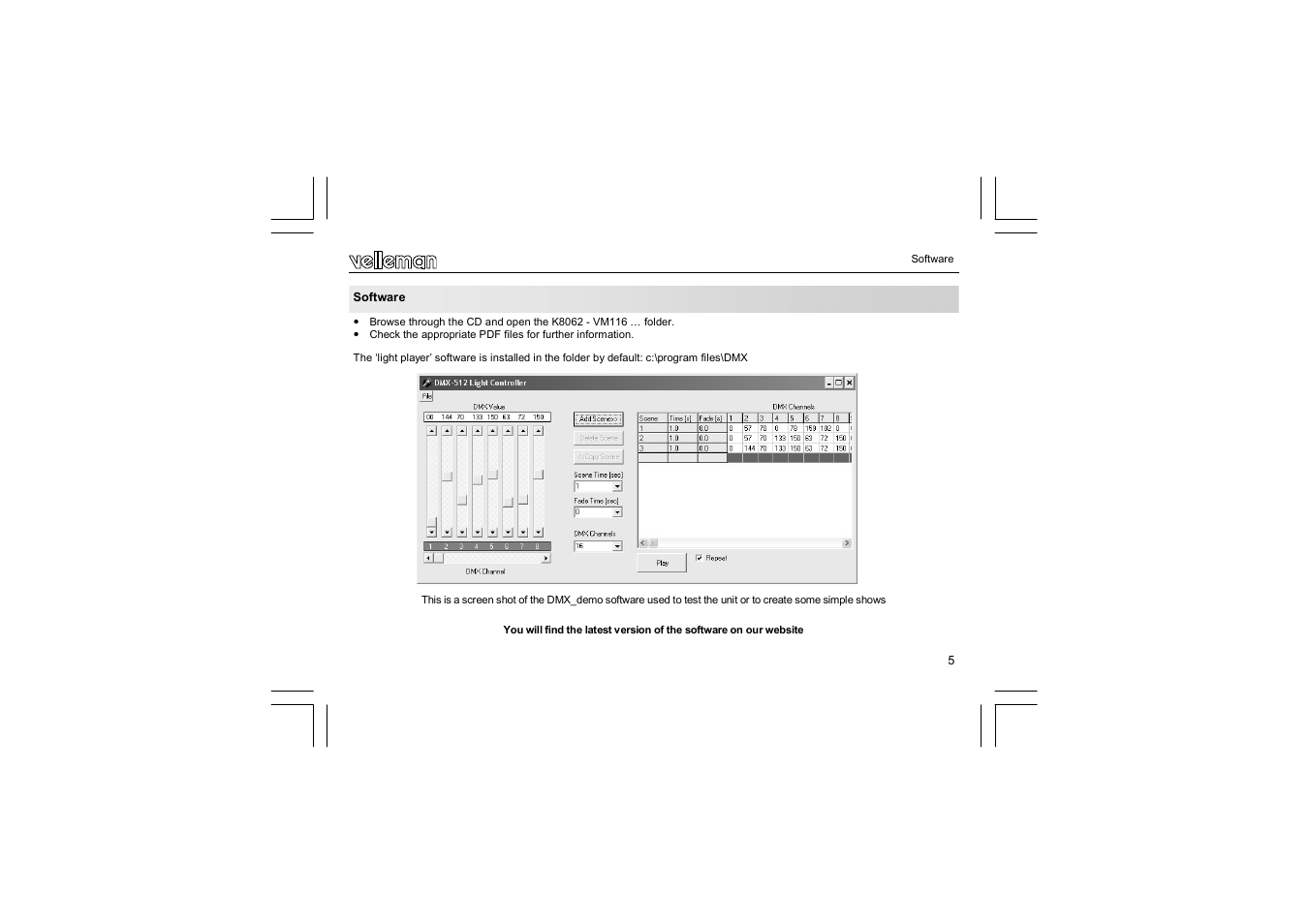 Velleman VM116 User Manual | Page 5 / 32
