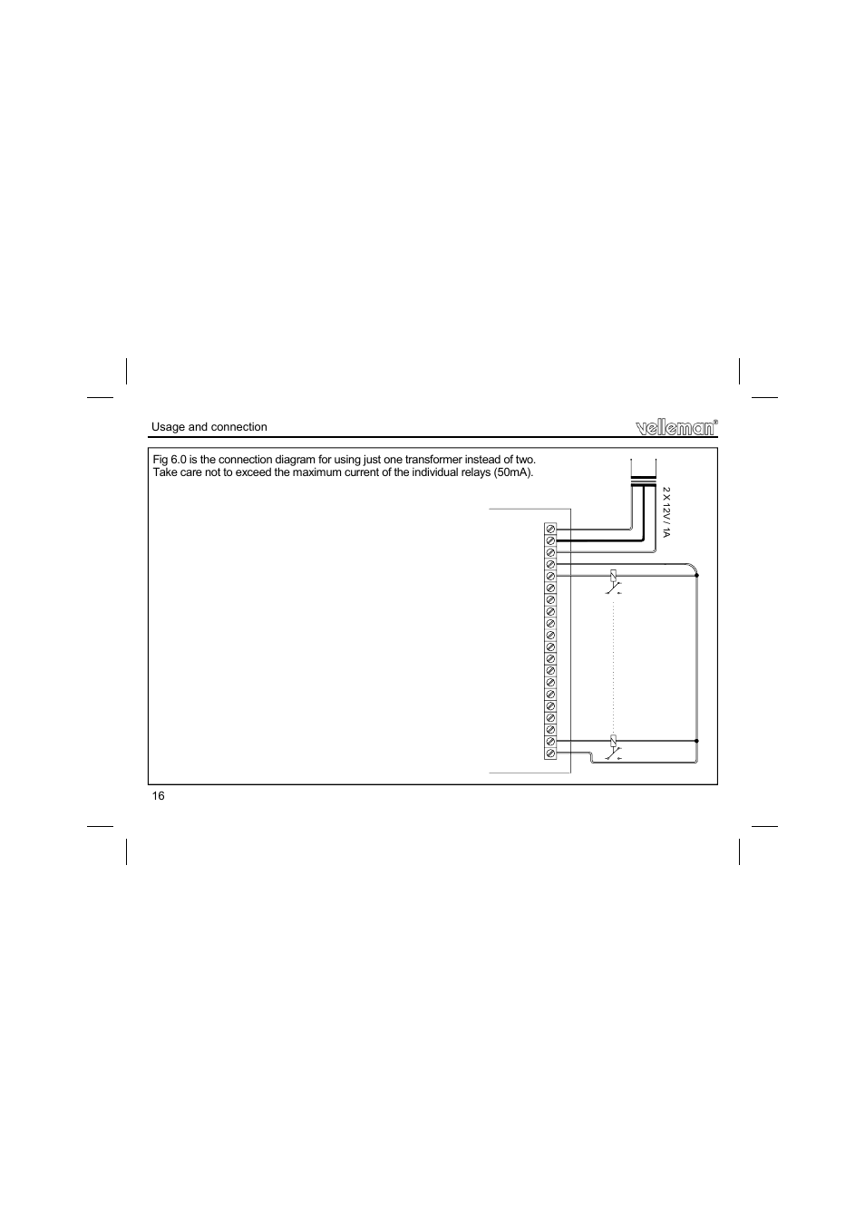 Velleman projects K8050 Assembly instructions User Manual | Page 16 / 20