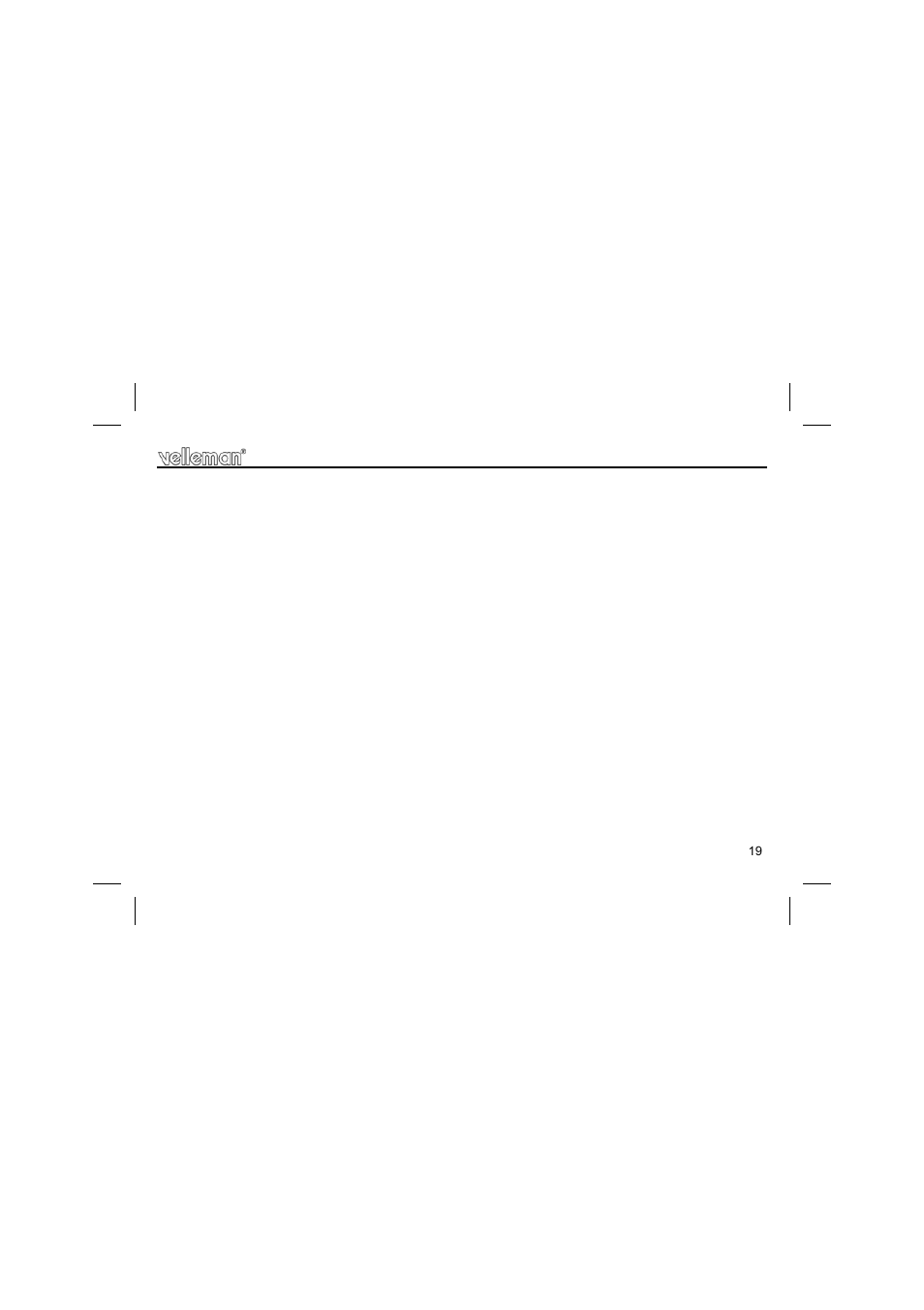 Velleman projects K8050 Assembly instructions User Manual | Page 19 / 20