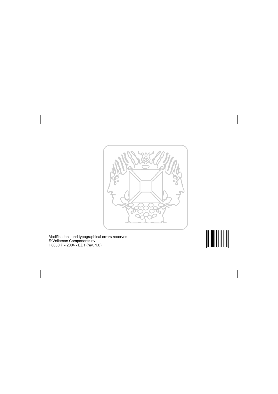 Velleman projects K8050 Assembly instructions User Manual | Page 20 / 20