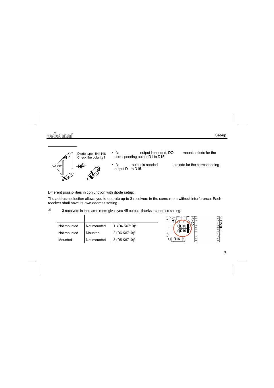 Velleman projects K8050 Assembly instructions User Manual | Page 9 / 20