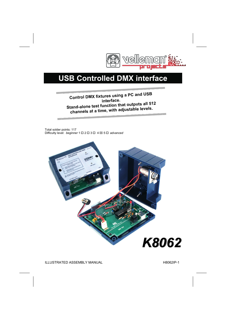 Velleman К8062 User Manual | 12 pages