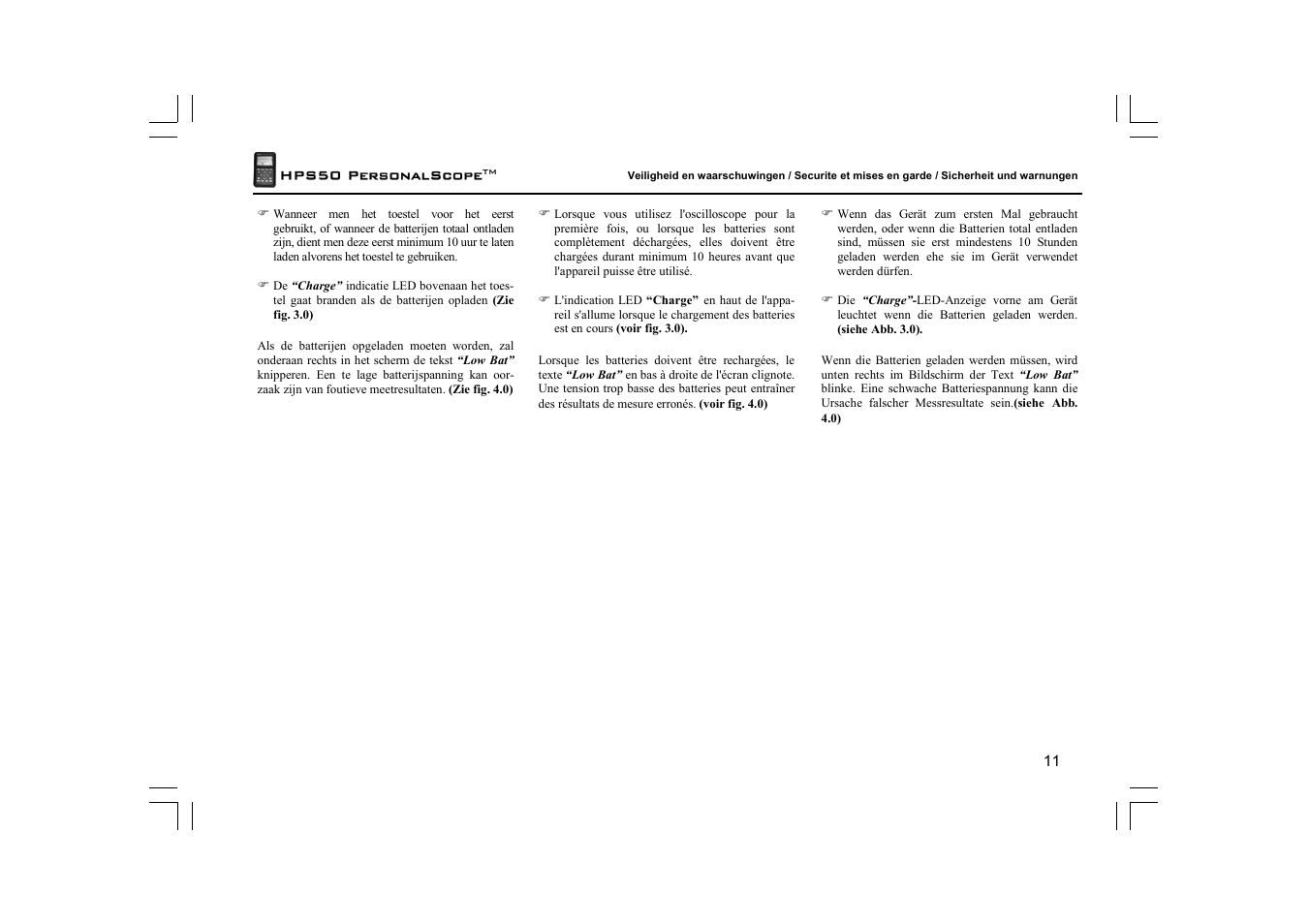 Velleman HPS50 User Manual | Page 11 / 72