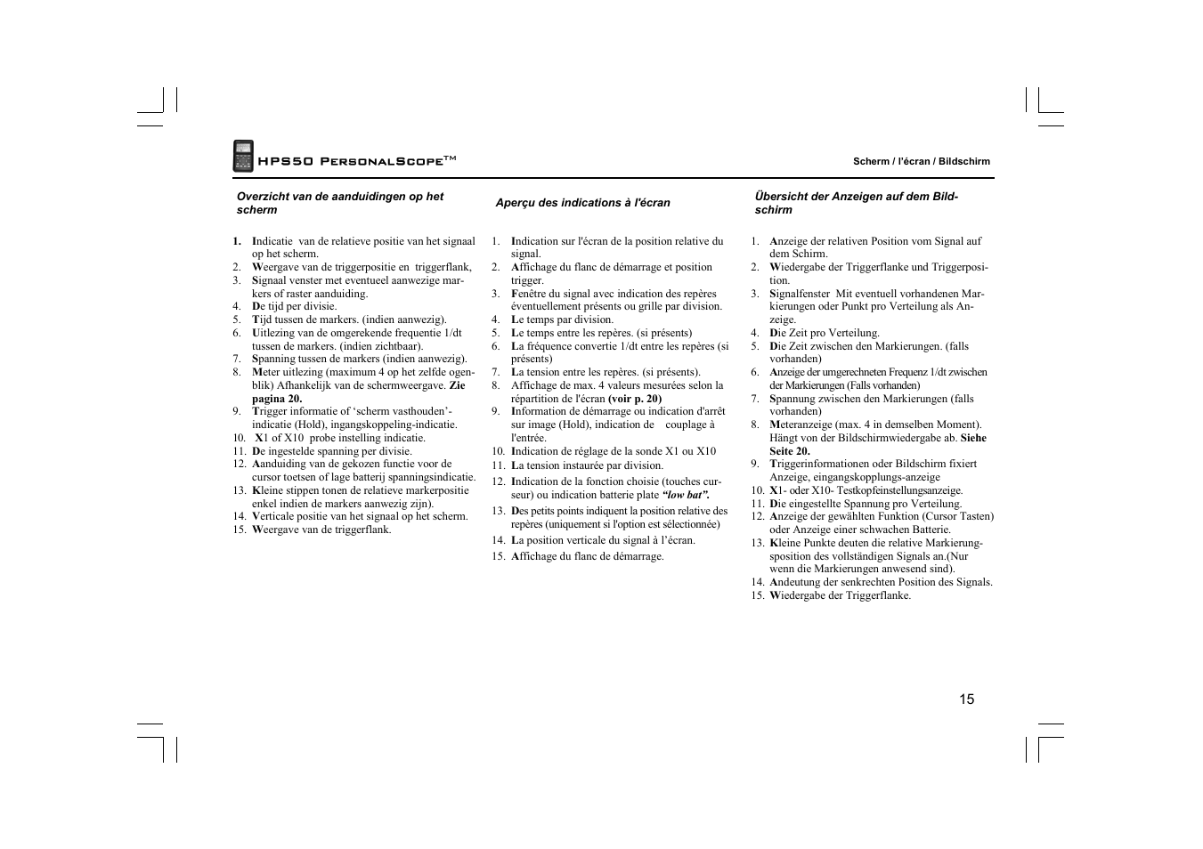 Velleman HPS50 User Manual | Page 15 / 72