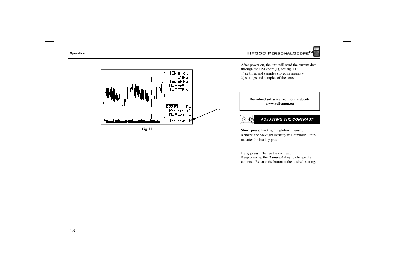 Velleman HPS50 User Manual | Page 18 / 72