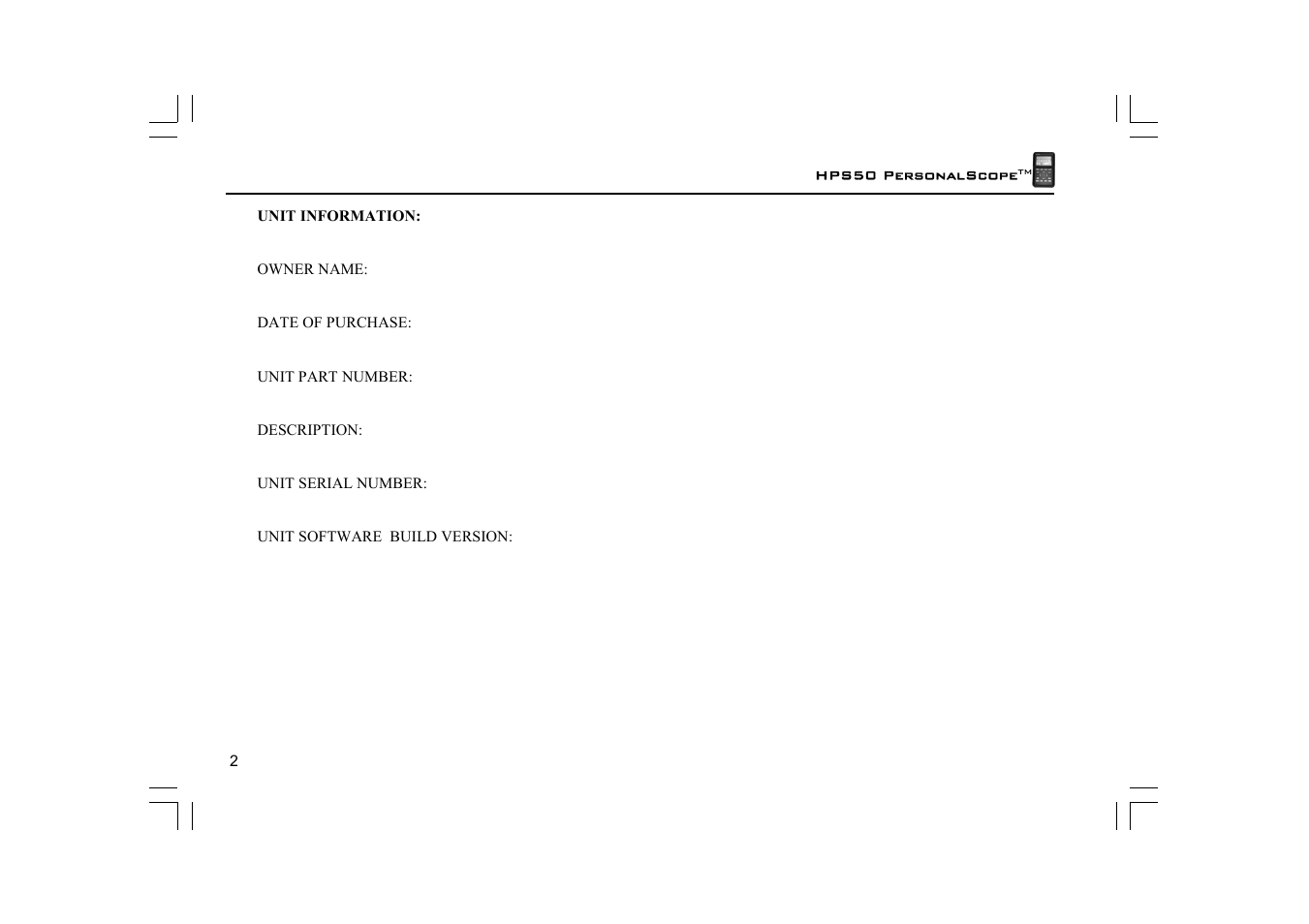 Velleman HPS50 User Manual | Page 2 / 72