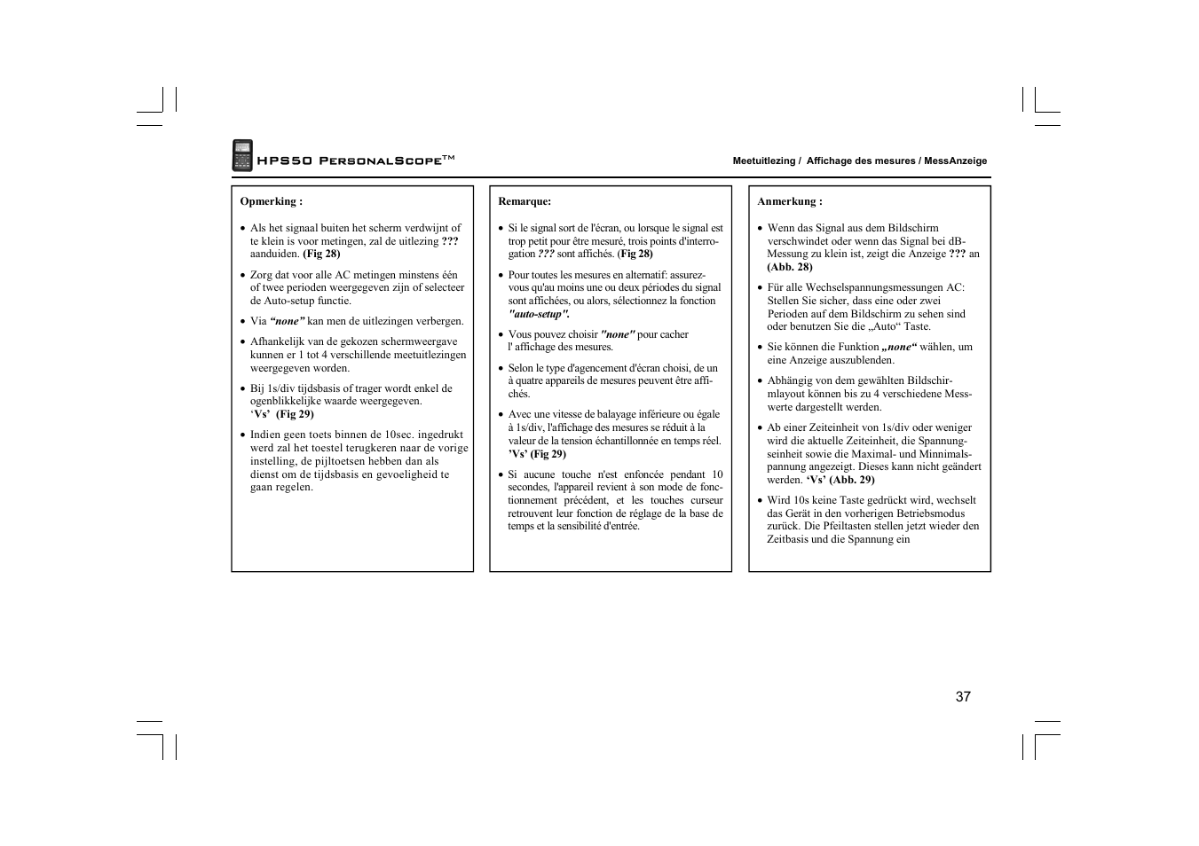 Velleman HPS50 User Manual | Page 37 / 72