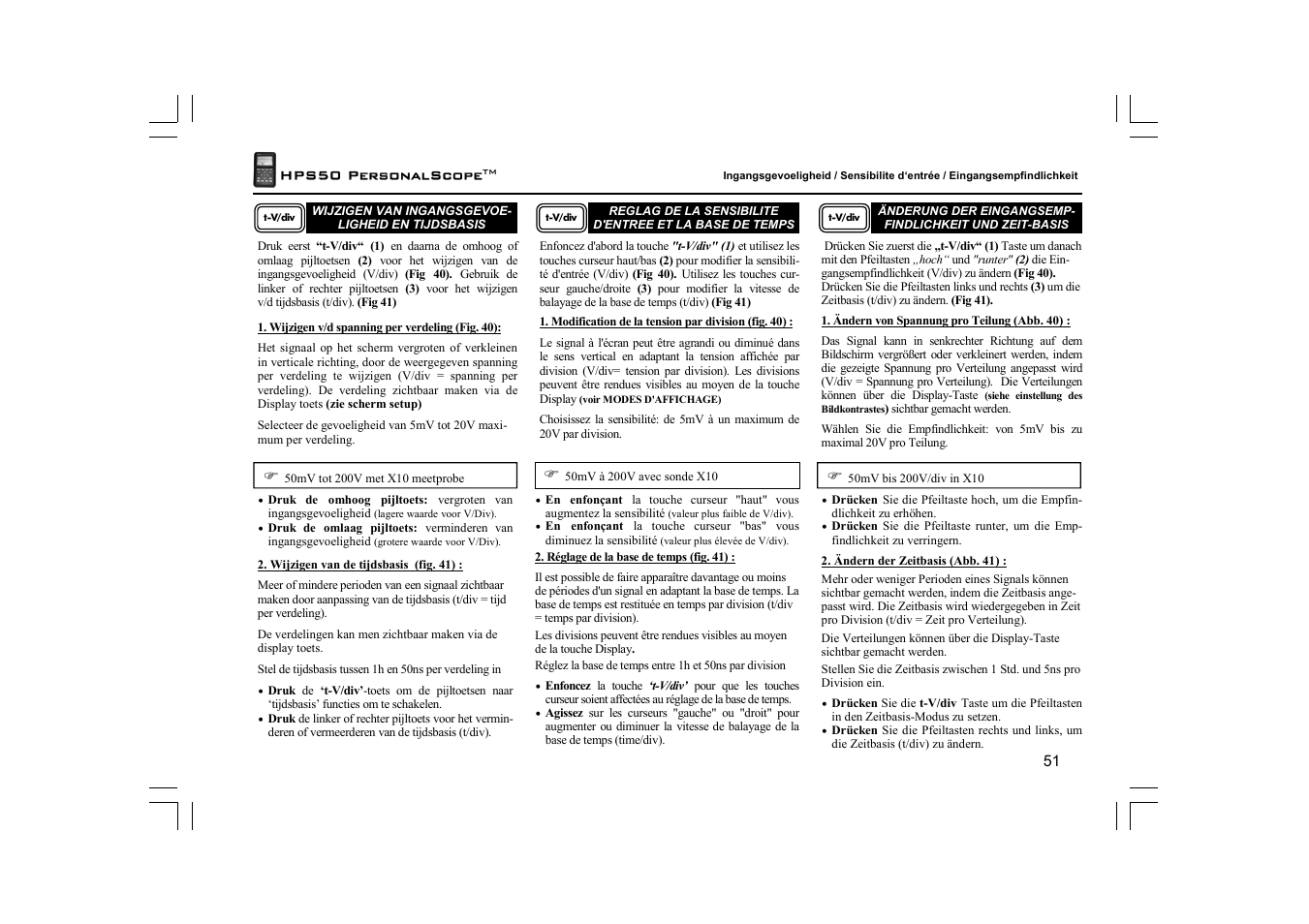 Velleman HPS50 User Manual | Page 51 / 72