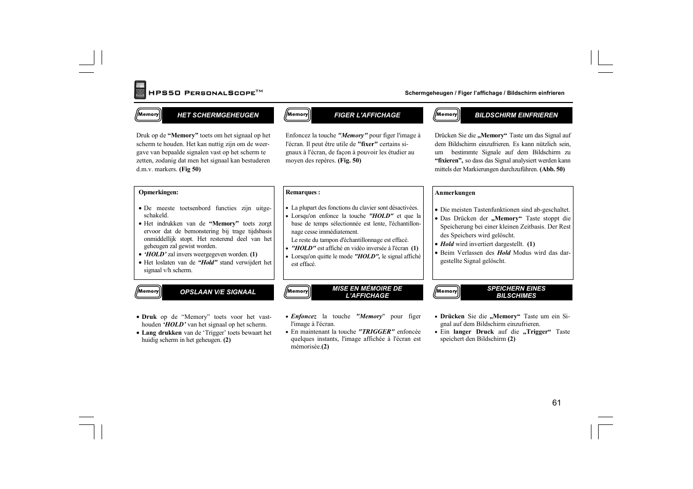 Velleman HPS50 User Manual | Page 61 / 72