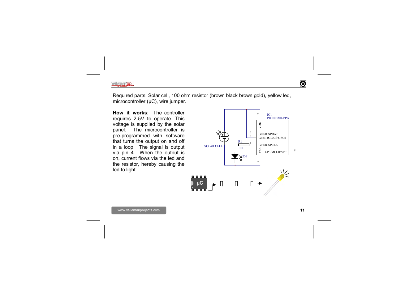 Velleman EDU02 User Manual | Page 11 / 28