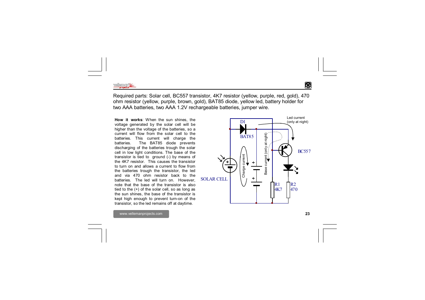 Velleman EDU02 User Manual | Page 23 / 28