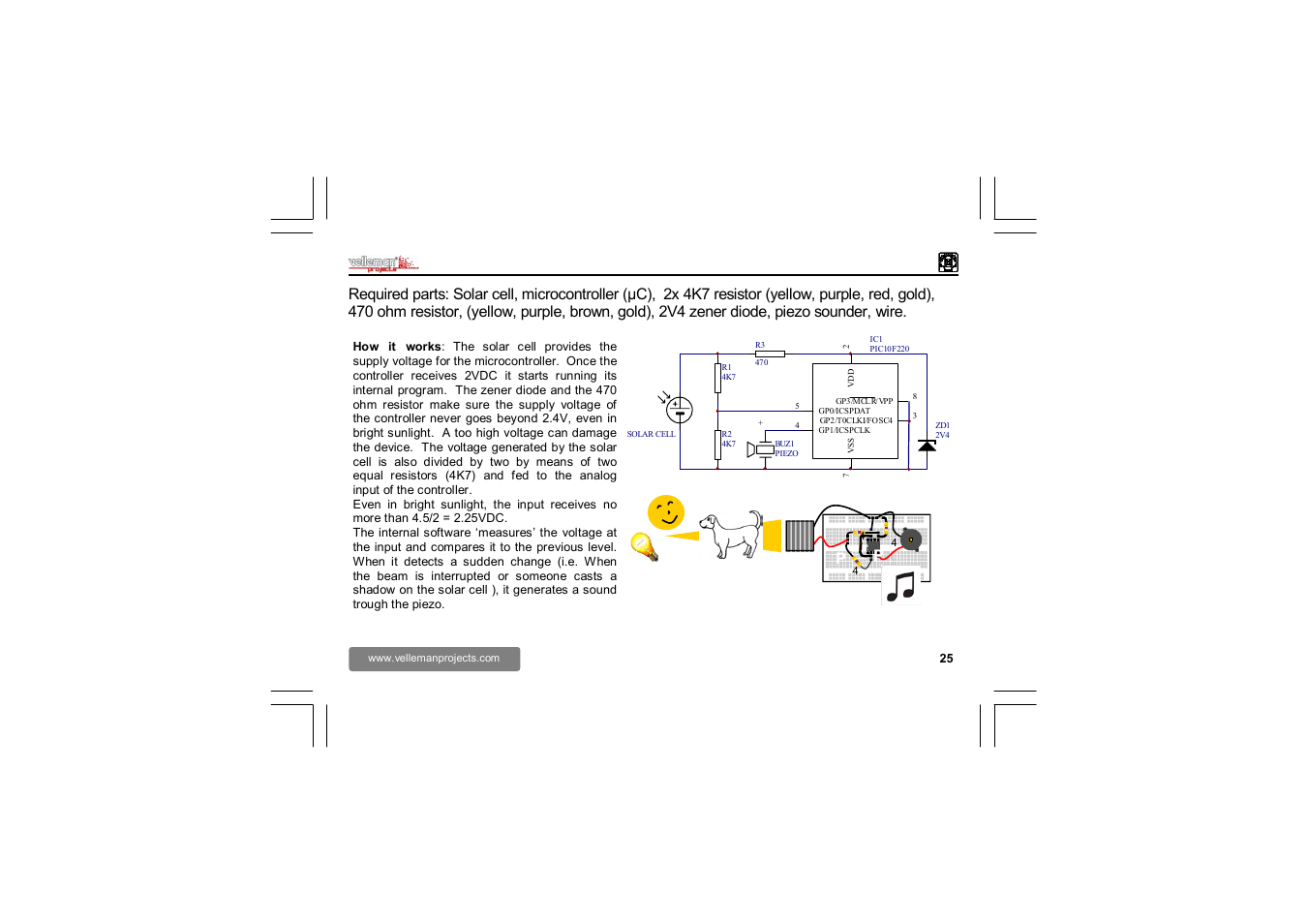 Velleman EDU02 User Manual | Page 25 / 28