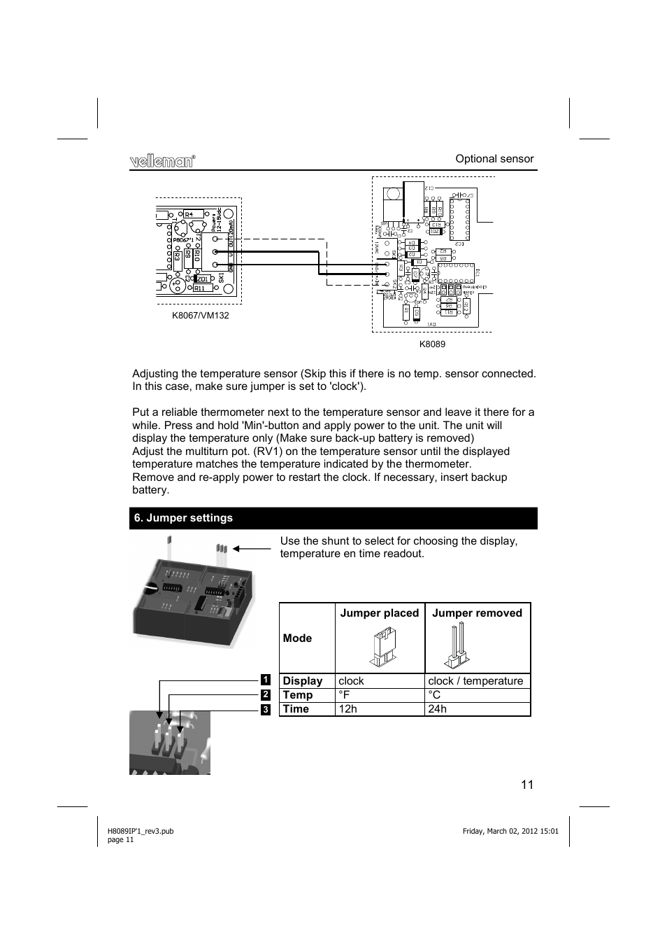 Velleman К8089 User Manual | Page 11 / 16