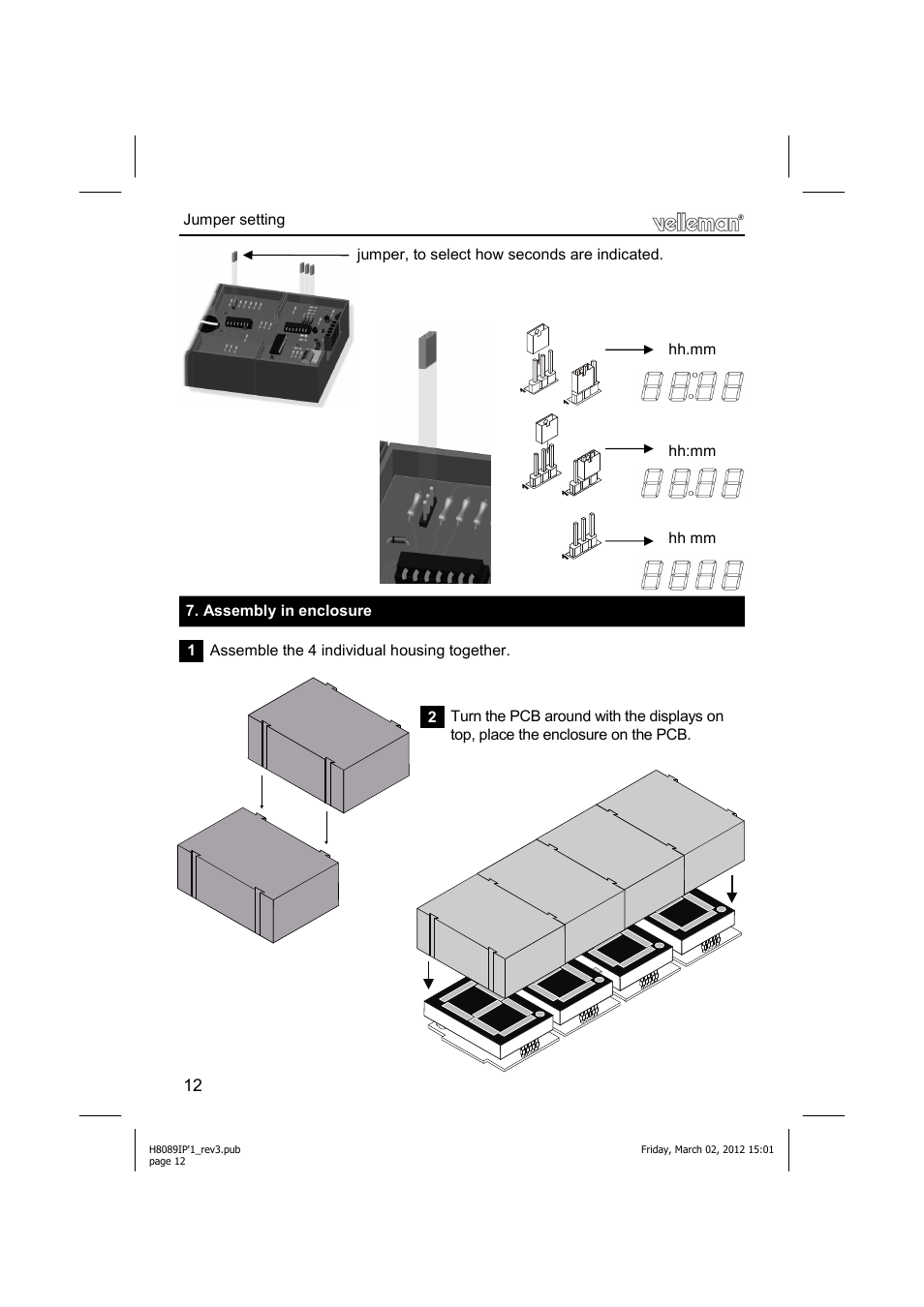 Velleman К8089 User Manual | Page 12 / 16