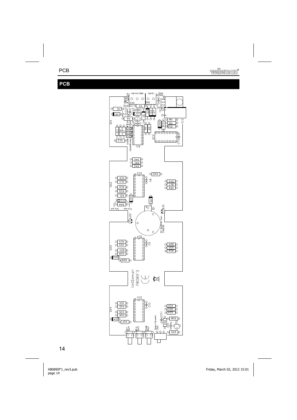 Velleman К8089 User Manual | Page 14 / 16