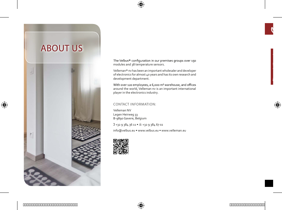 About us | Velleman VMB4IRT User Manual | Page 2 / 16