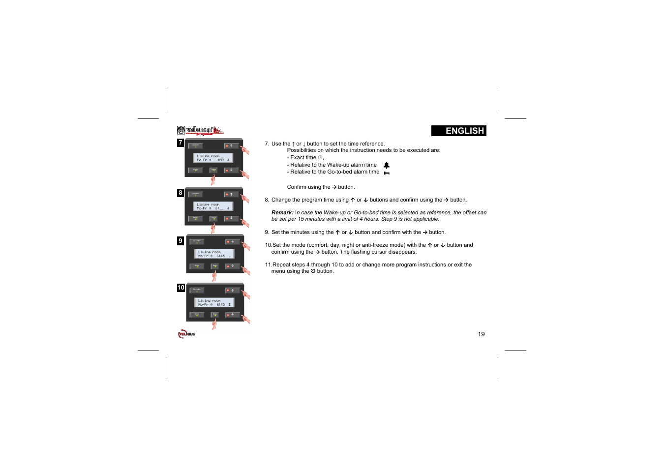 English | Velleman projects VMB1TC Short user manual User Manual | Page 19 / 24