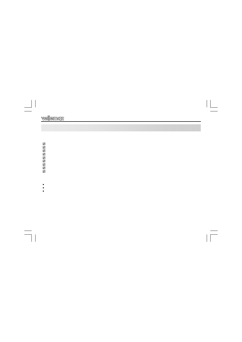 Velleman VM120 User Manual | Page 13 / 48