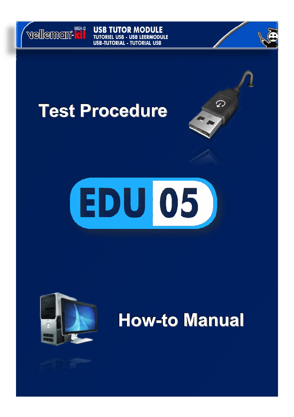 Velleman projects EDU05 Assembly instructions User Manual | 15 pages