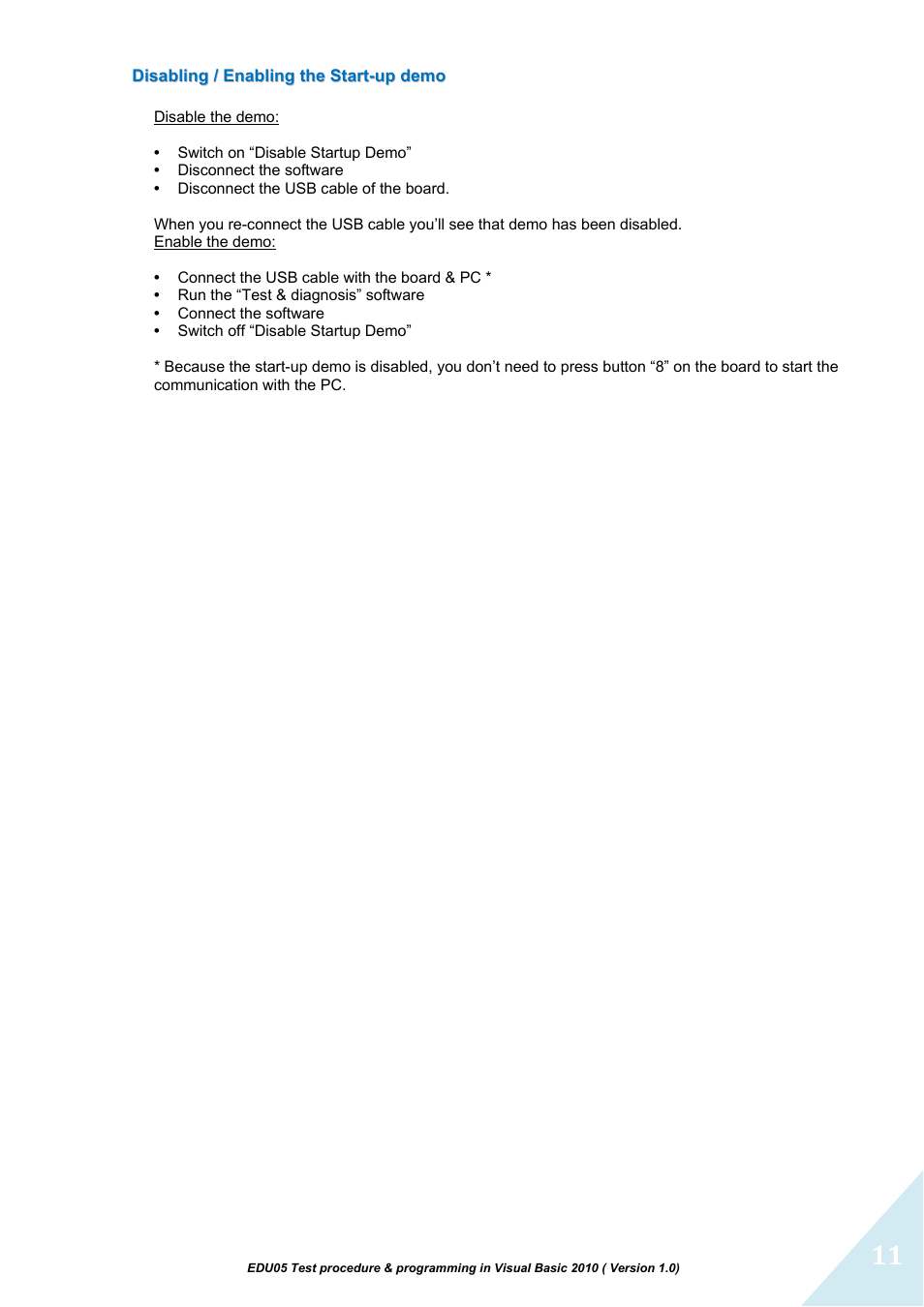 Velleman projects EDU05 Assembly instructions User Manual | Page 11 / 15