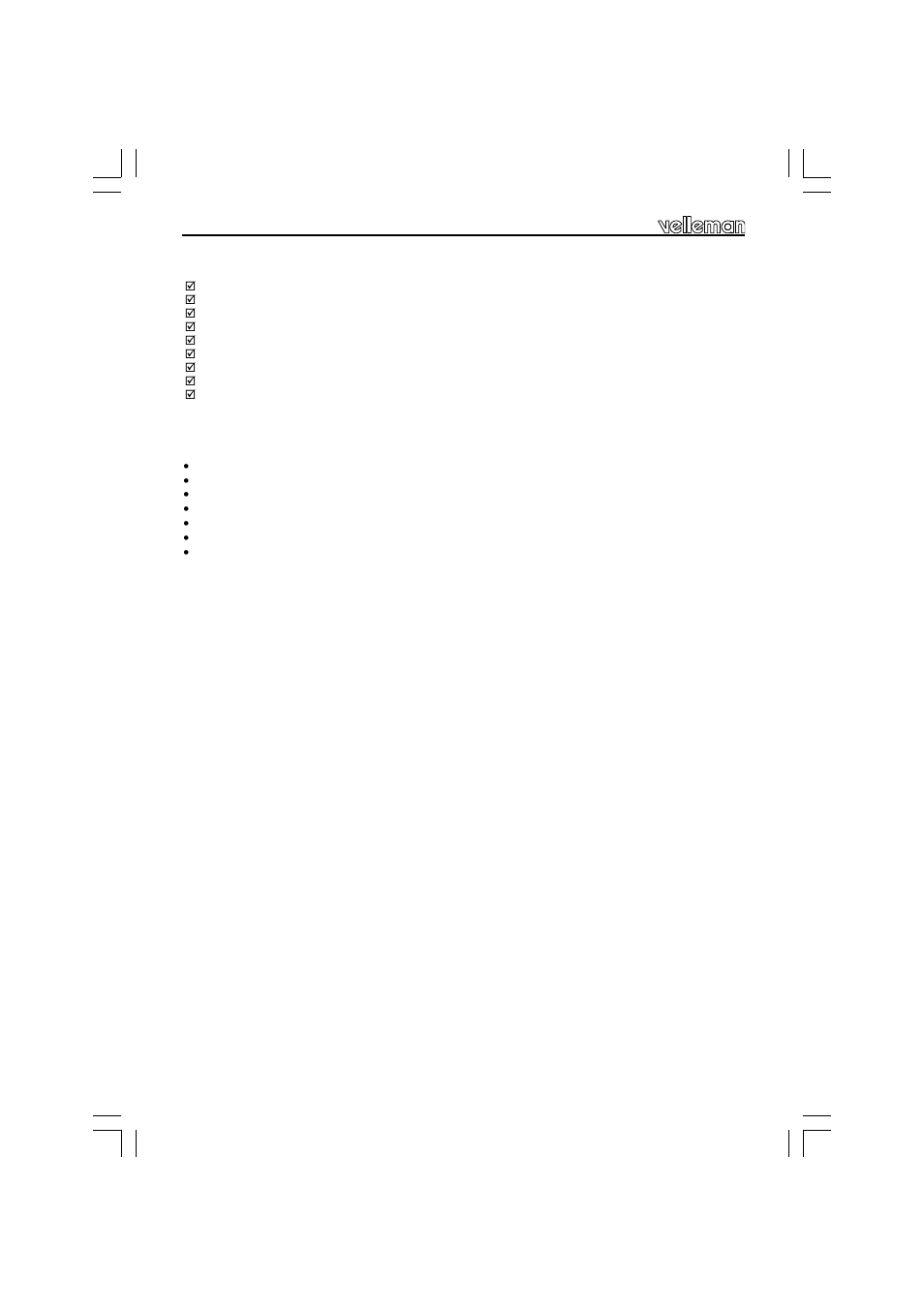 Velleman projects K4040 Assembly instructions User Manual | Page 2 / 28