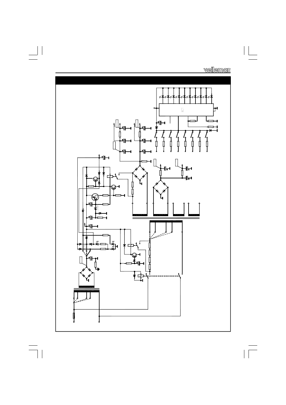 Diagram power supply, Diagram | Velleman projects K4040 Assembly instructions User Manual | Page 24 / 28