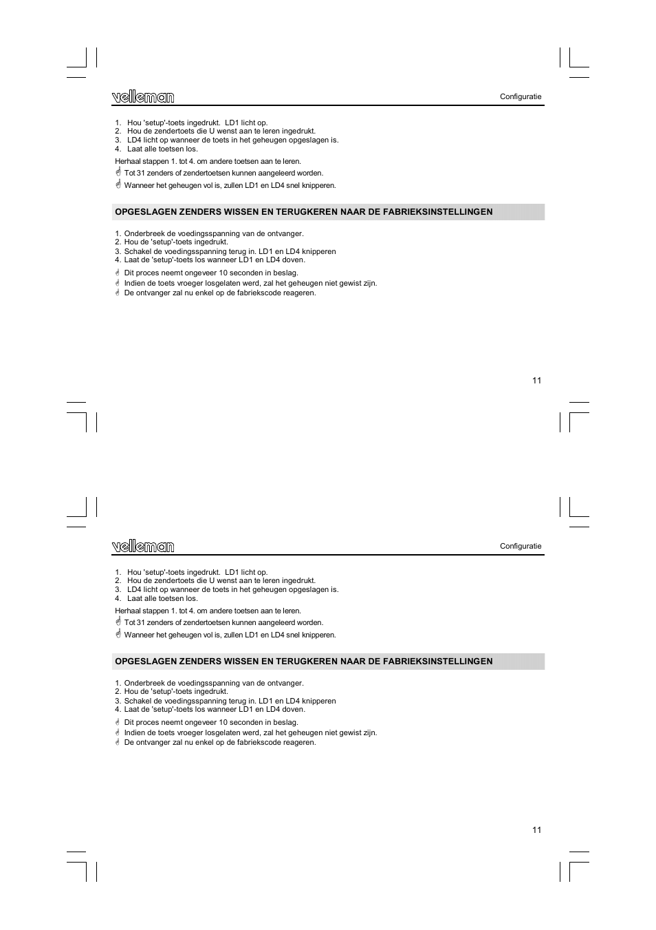 Velleman VM119 User Manual | Page 11 / 32