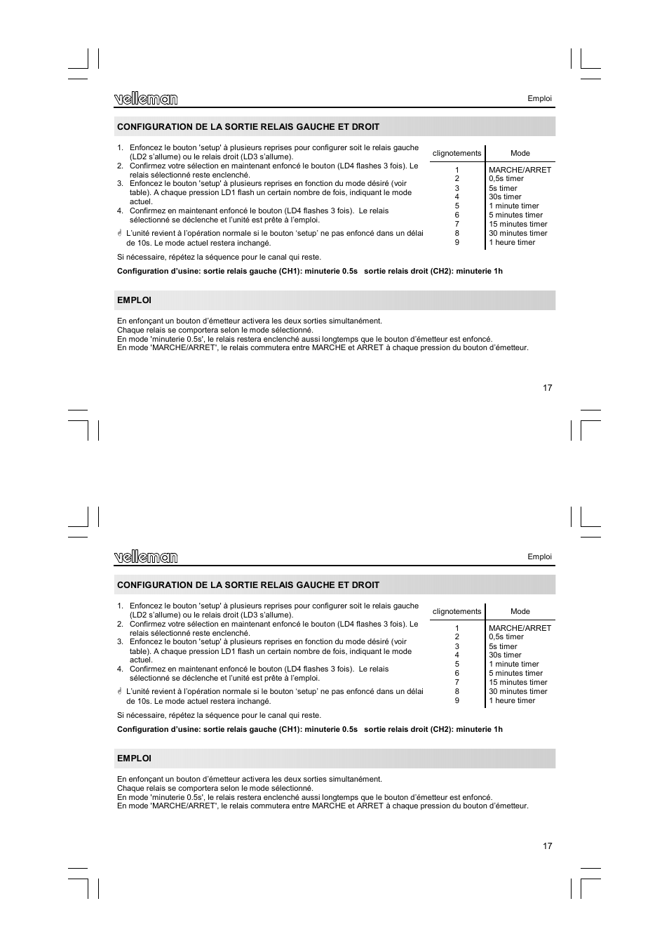 Velleman VM119 User Manual | Page 17 / 32