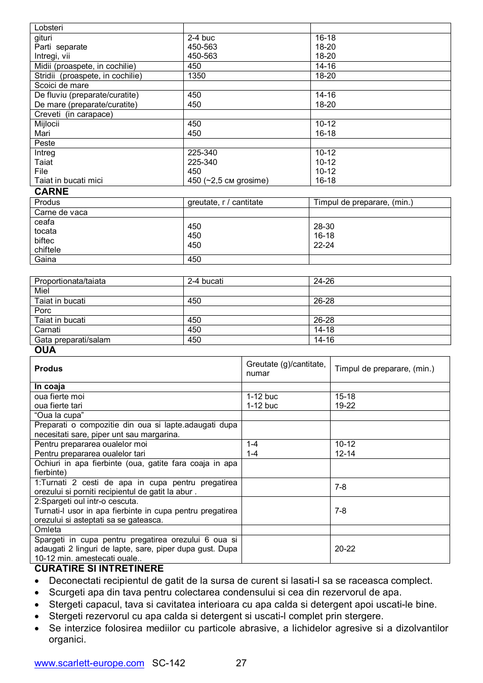 Scarlett SC-142 User Manual | Page 27 / 60