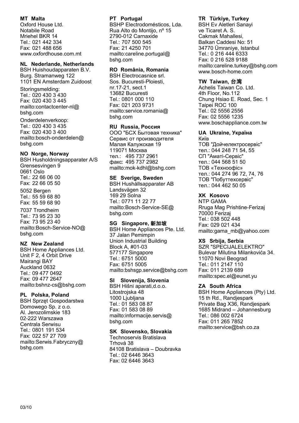 Bosch MAS 95 W 1 User Manual | Page 79 / 83