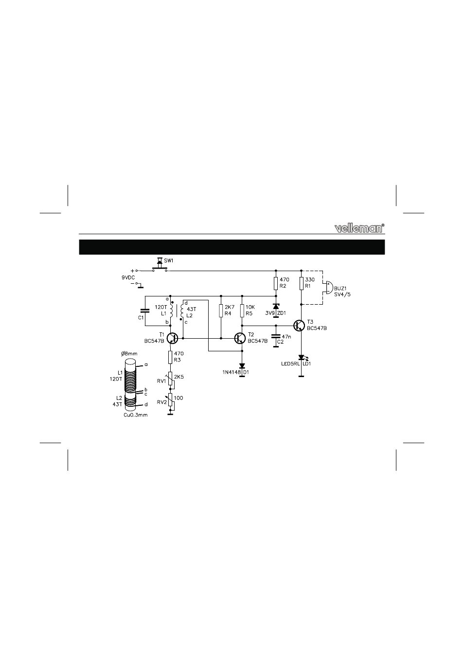 Velleman projects K7102 Assembly instructions User Manual | Page 10 / 12