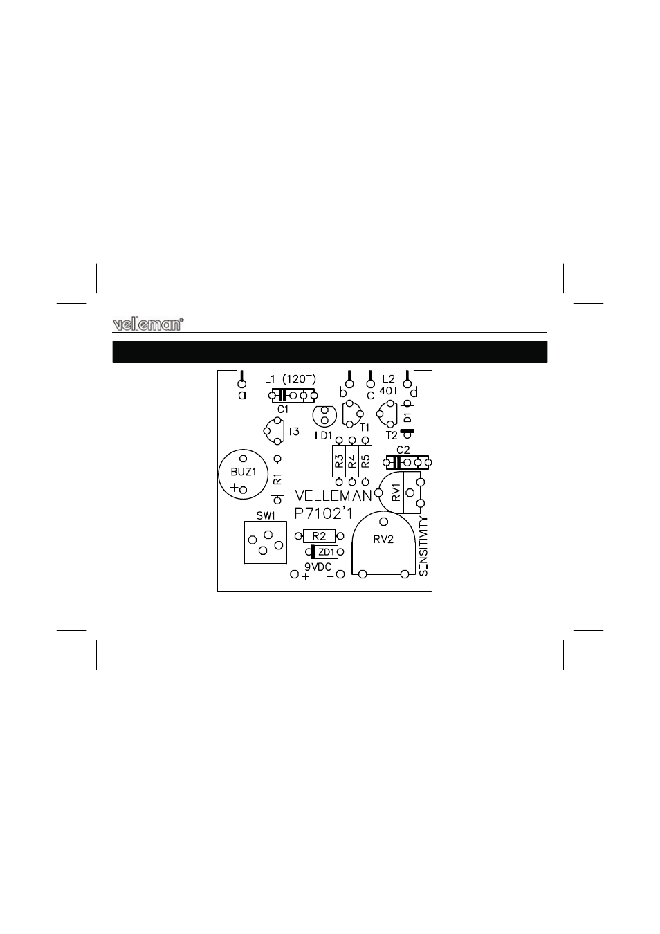 Velleman projects K7102 Assembly instructions User Manual | Page 9 / 12