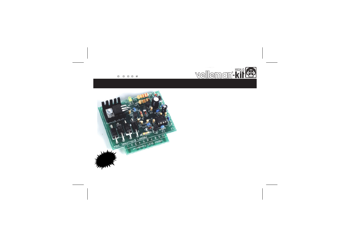 Velleman К8068 User Manual | 12 pages