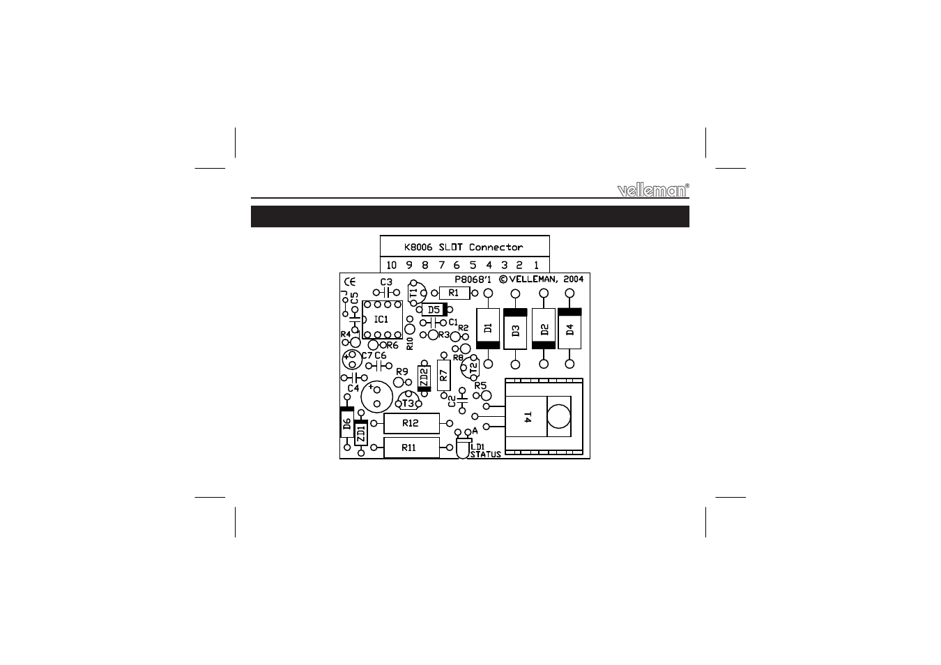 Velleman К8068 User Manual | Page 10 / 12