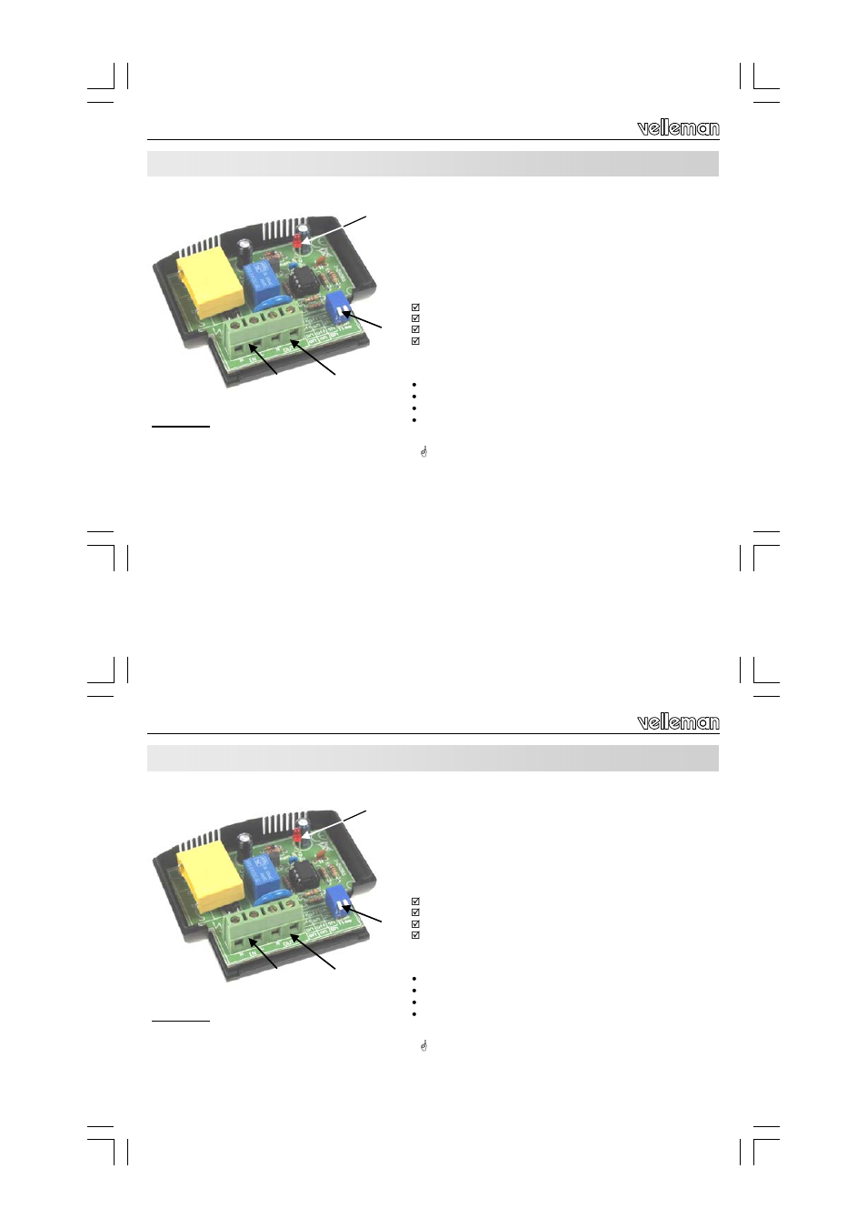 Velleman VM133 User Manual | Page 20 / 24
